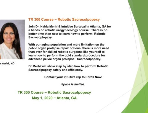 TR 300 Course | Robotic Sacrocolpopexy